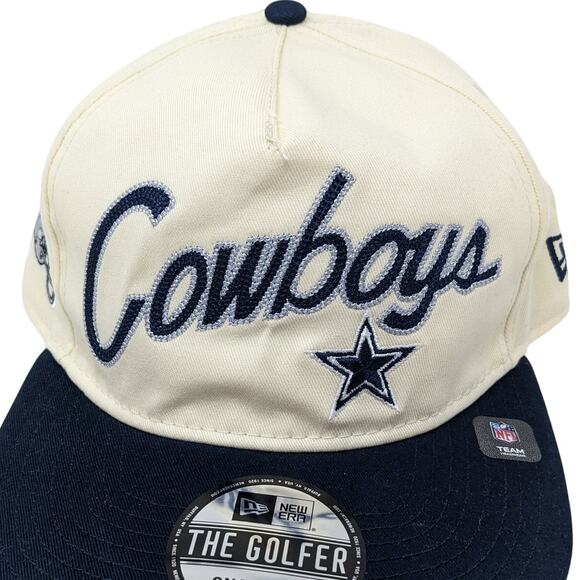 New Era Mens Hat The Golfer Dallas Cowboys Retro Script Snapback - Picture 5 of 13